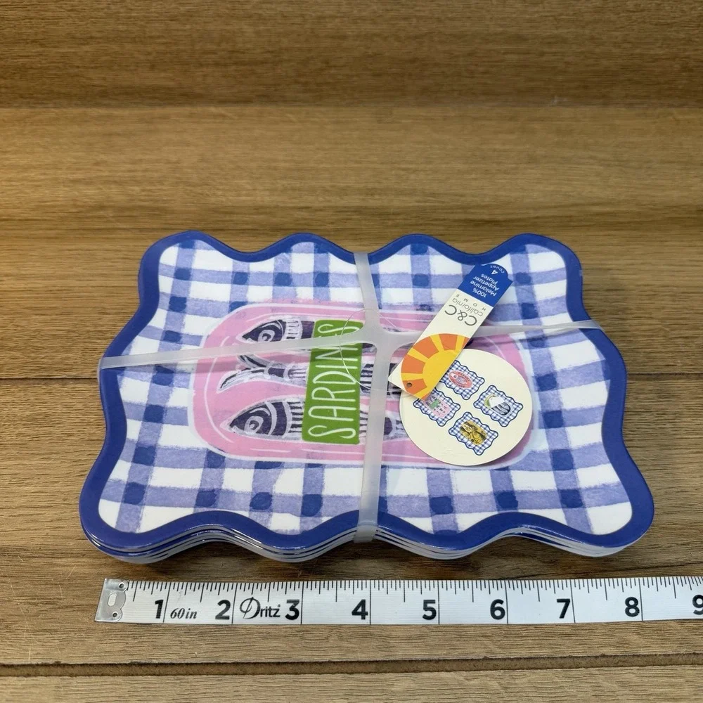 C&C California Sardines Tomate Piccanti Limone Assorted Appetizer Plates 8 Piece